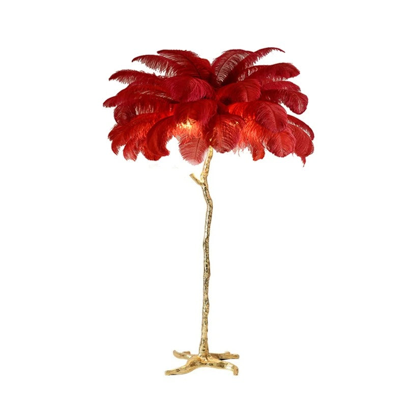 Lampe Plume d'Autruche