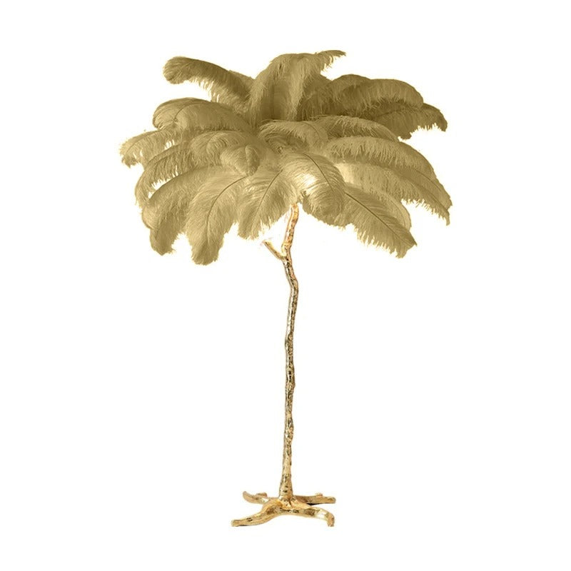 Lampe Plumes d'Autruche