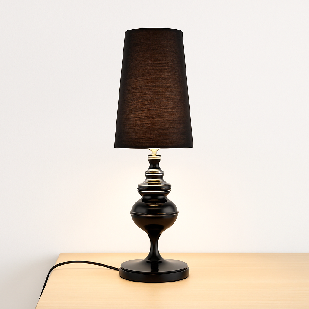 Lampe à poser design chromée moderne Living