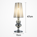Lampe à poser design chromée moderne Living