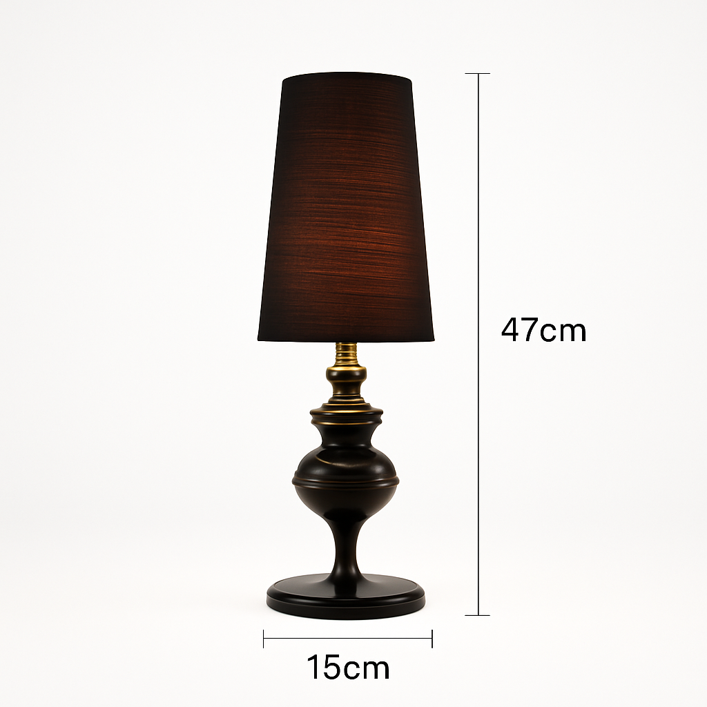 Lampe à poser design chromée moderne Living