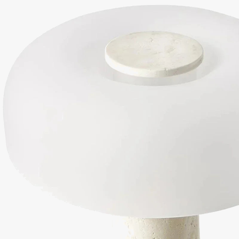lampe à poser en travertin naturel design créatif pour décoration intérieure