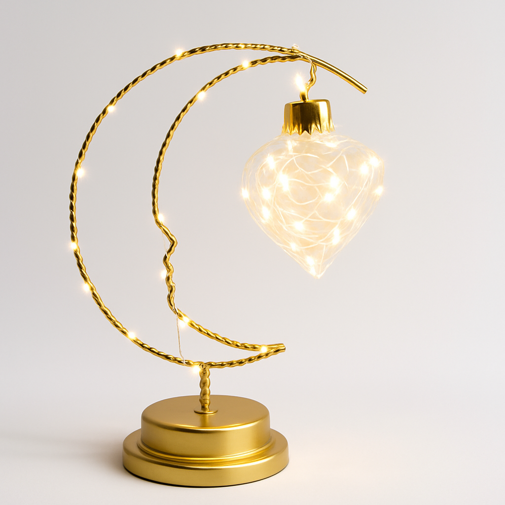 lampe à poser led étoile lune pour veilleuse et bureau