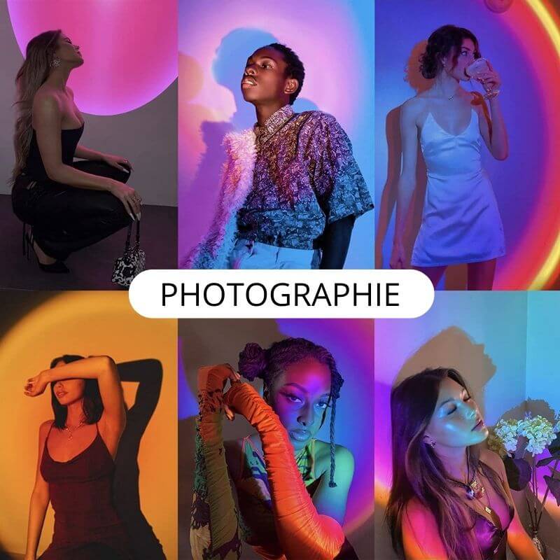 Lampe à poser — Coucher de Soleil