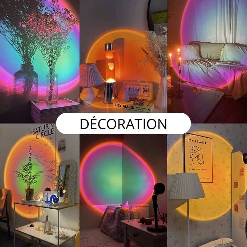 Lampe à poser — Coucher de Soleil