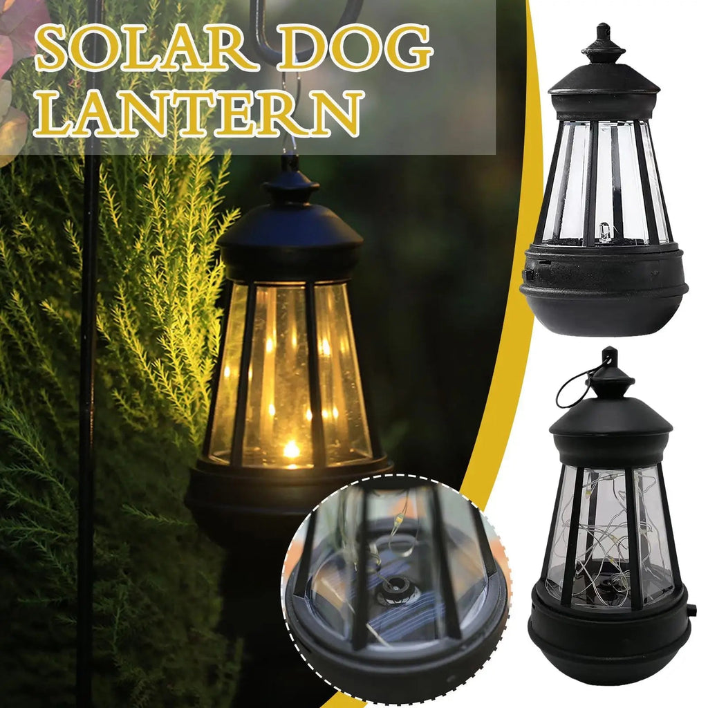 lampe solaire étanche rétro pour jardin balcon camping décoration extérieure