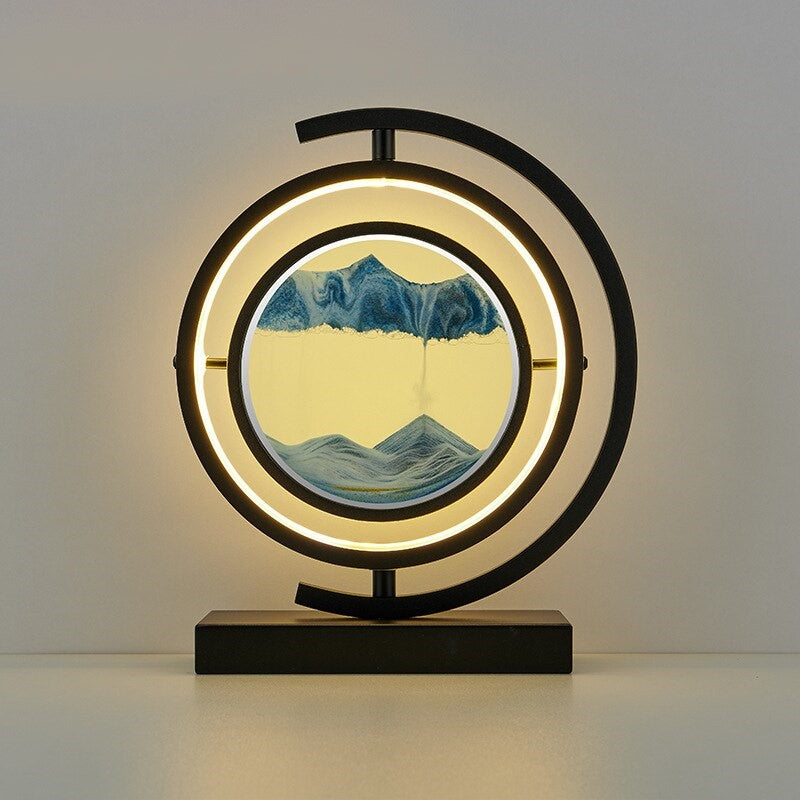 Lampe sur Pied Japonaise Azélie Auréole en Verre - Le Charme du Verre dans le Décor