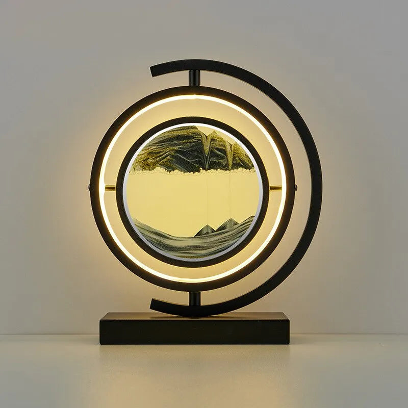 Lampe sur Pied Japonaise Azélie Auréole en Verre - Le Charme du Verre dans le Décor