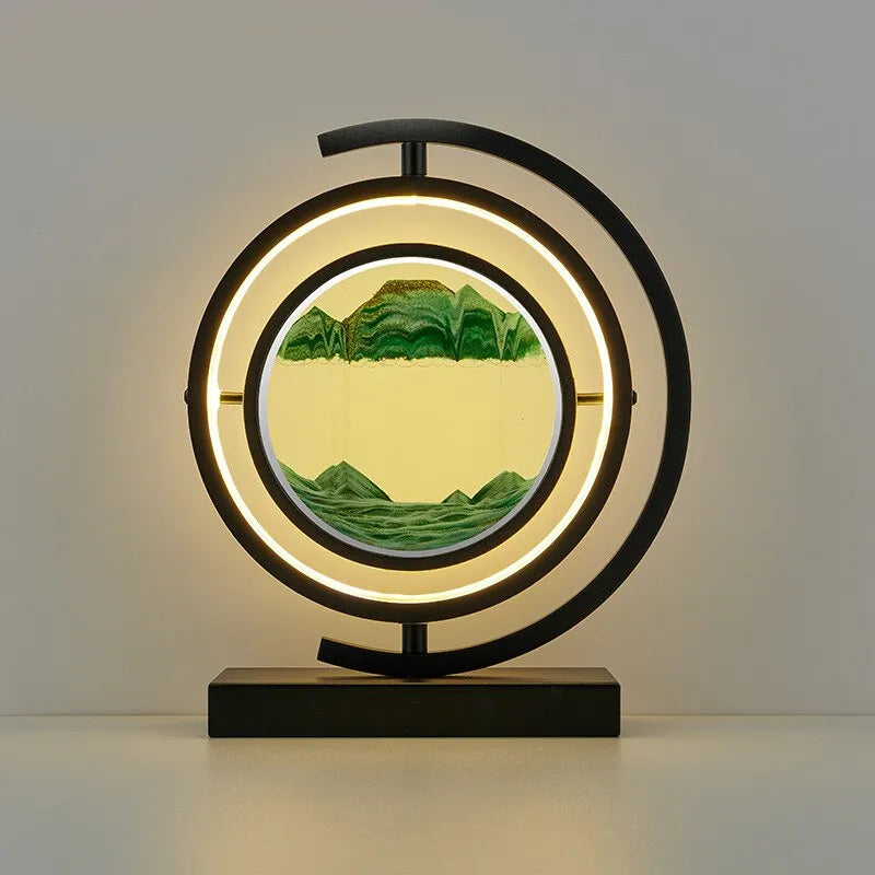 Lampe sur Pied Japonaise Azélie Auréole en Verre - Le Charme du Verre dans le Décor