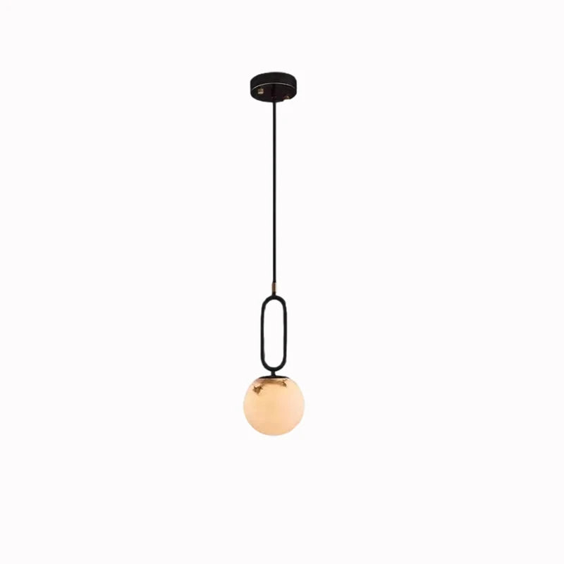 Lampe à poser — Suspendue LED en laiton et marbre naturel décorative réglable