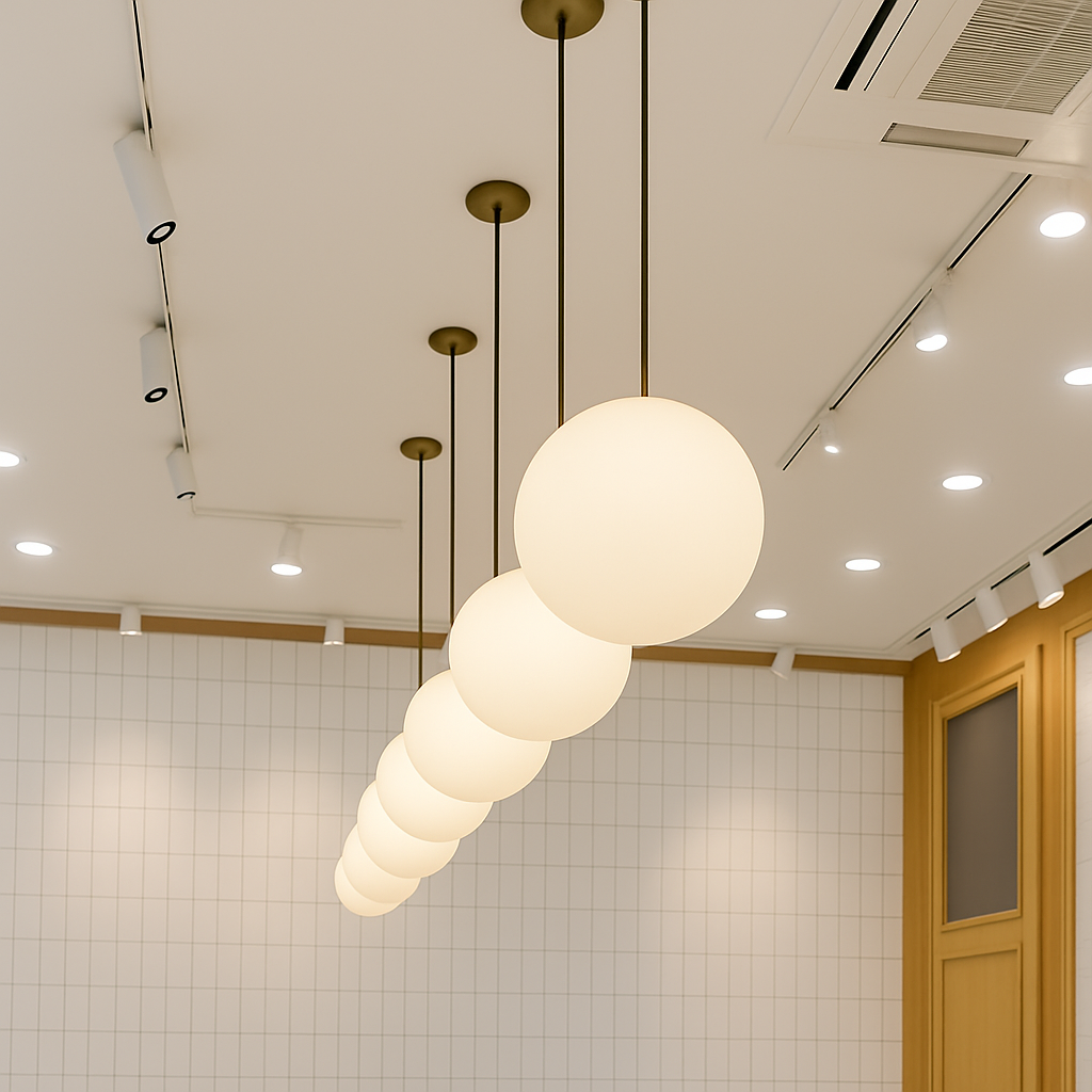 Suspension — Suspension Globe Verre Blanc