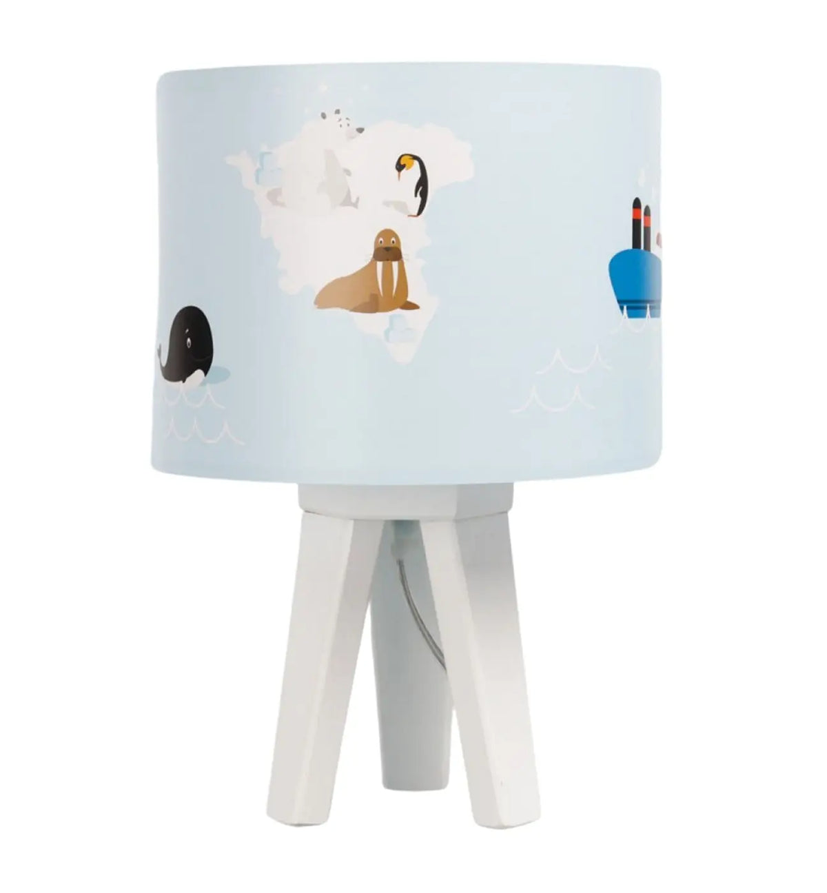 Lampe à poser Sweet dreams (bleu clair / blanc / marron)
