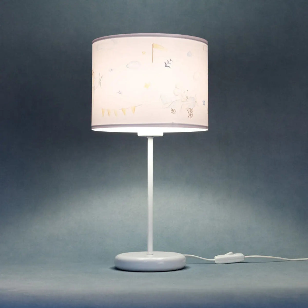 Lampe à poser Sweet dreams (bleu clair/blanc)