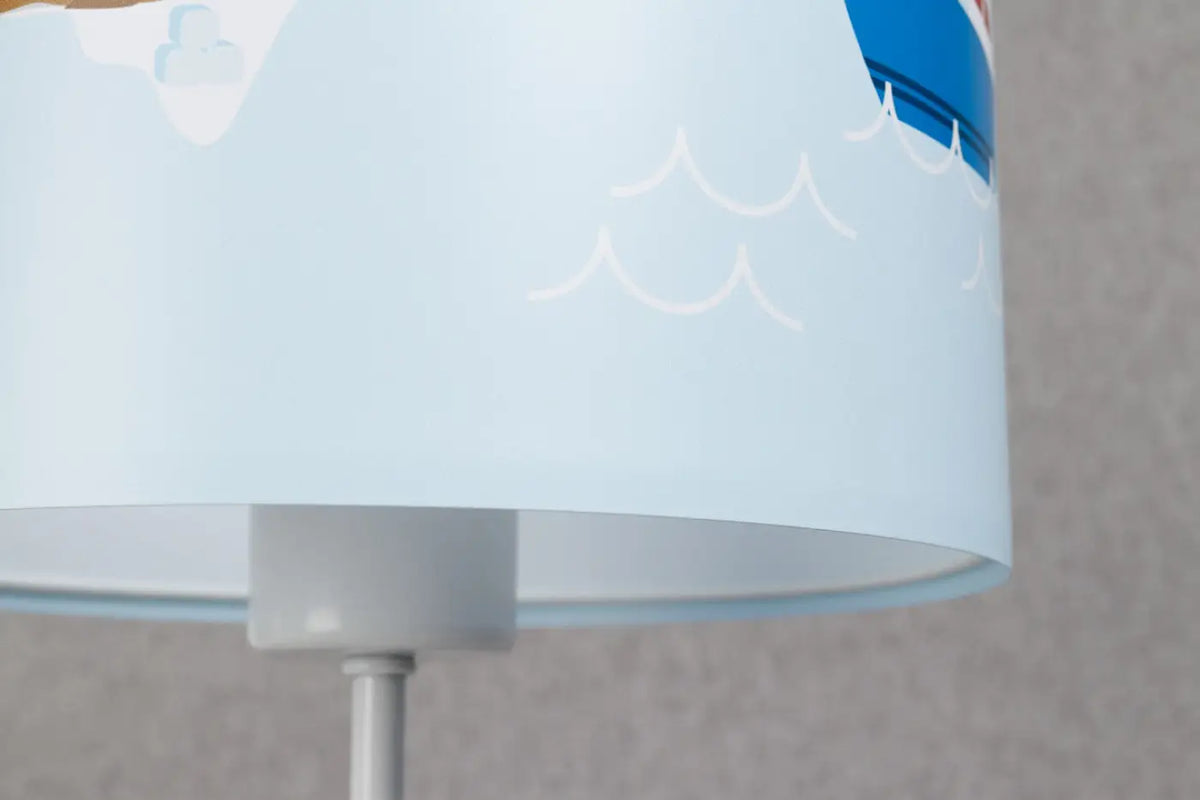 Lampe à poser Sweet dreams (bleu clair/blanc/ marron)