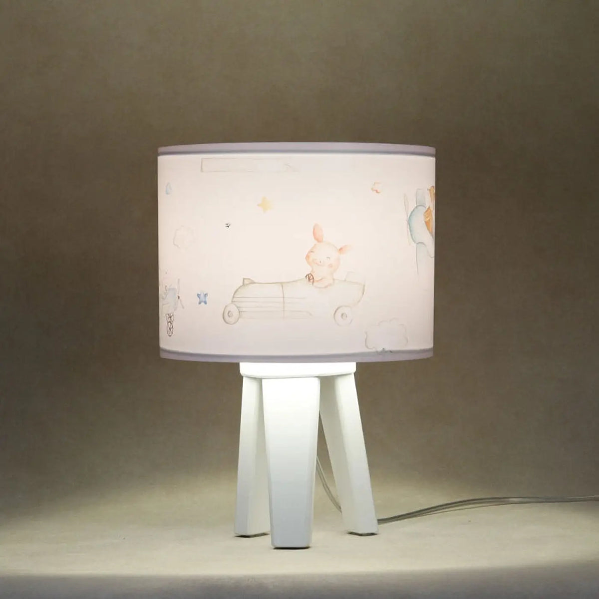 Lampe à poser Sweet dreams (blanc / bleu pastel)