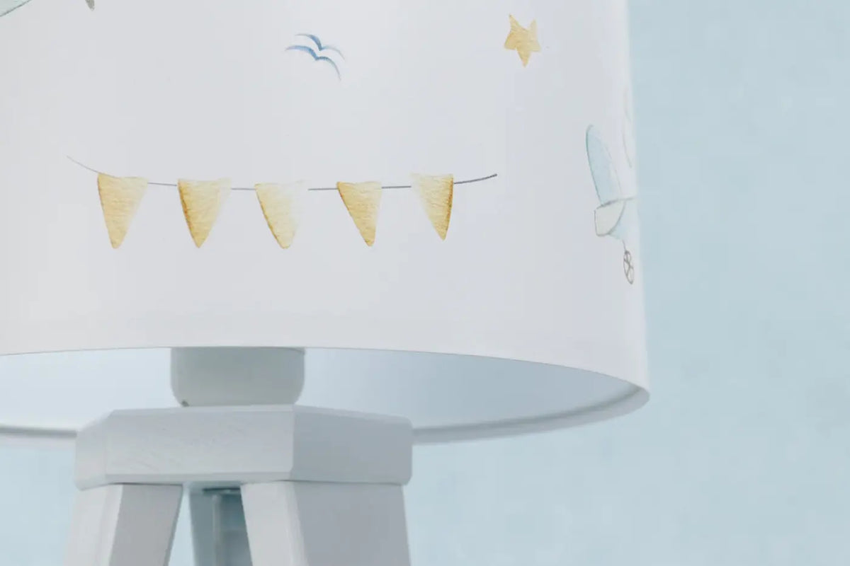 Lampe à poser Sweet dreams (blanc / bleu pastel)