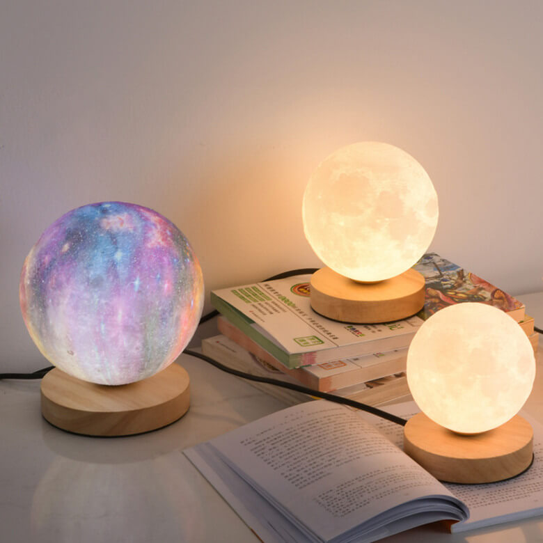 Luminaire — Veilleuse Lune qui Tourne