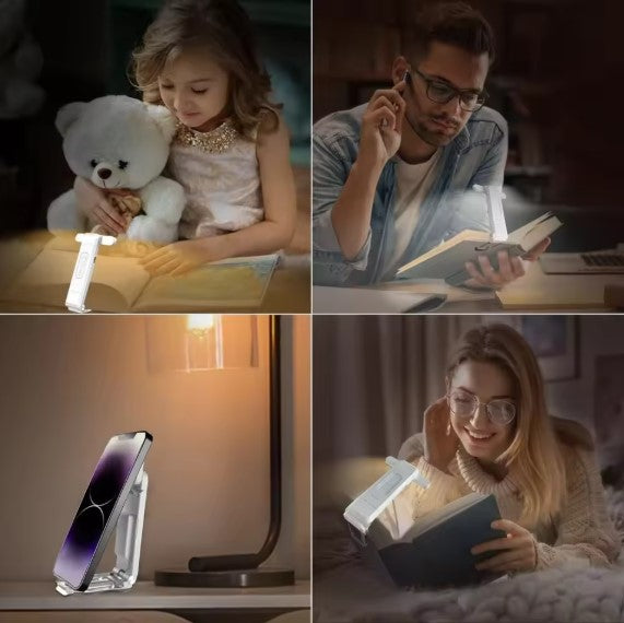 Lampe de lecture à double lumière Pia Aquarelle - Un Éclairage Dédié à la Lecture