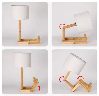 Lampe à poser — De Lecture Design en Bois