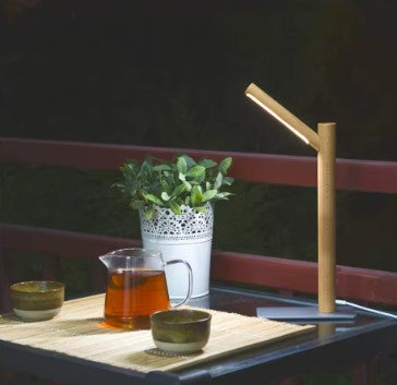 Lampe de Lecture en Bois Tige Zélie Nocturne - Un Compagnon pour Vos Moments de Lecture