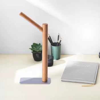 Lampe de Lecture en Bois Tige Zélie Nocturne - Un Compagnon pour Vos Moments de Lecture