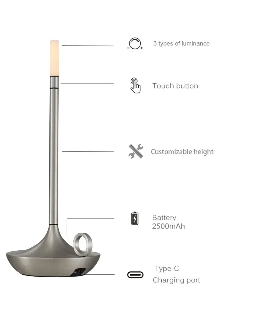 Lampes de Chevet Industriel