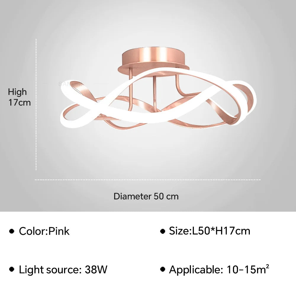 Plafonnier — LED modernes pour salon salle à manger couloir chambre cage à oiseaux intérieur décor à la maison