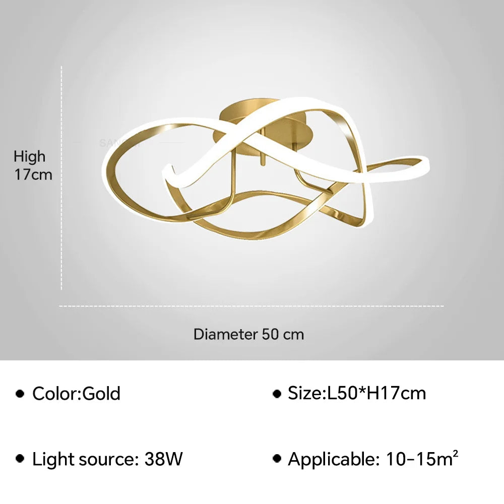 Plafonnier — LED modernes pour salon salle à manger couloir chambre cage à oiseaux intérieur décor à la maison
