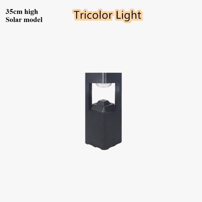 lampes solaires modernes en aluminium pour extérieur étanche éclairage jardin