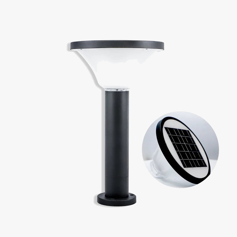 lampes solaires modernes pour décoration de jardin écologique