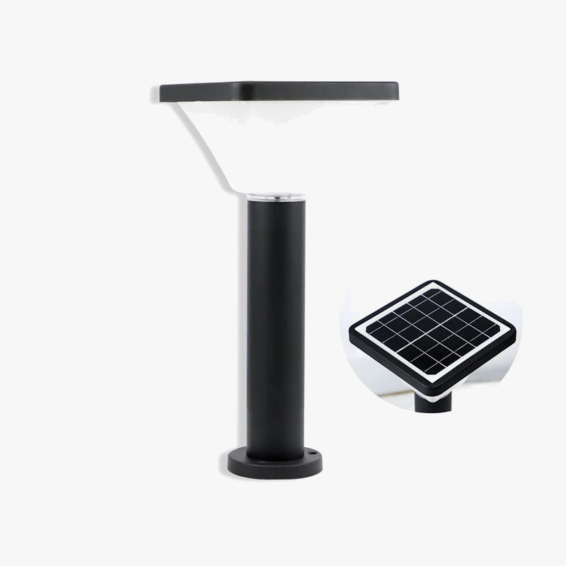 lampes solaires modernes pour décoration de jardin écologique