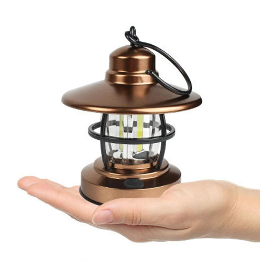 lanterne de camping rétro lampe à piles pour intérieur et extérieur