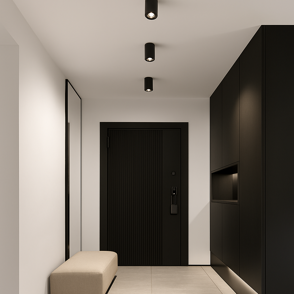 Projecteur led surface 355 degrés angle réglable cri 90 rotatif Delphine Escapade en Aluminium - Lignes Dessinées & Décor Raffiné