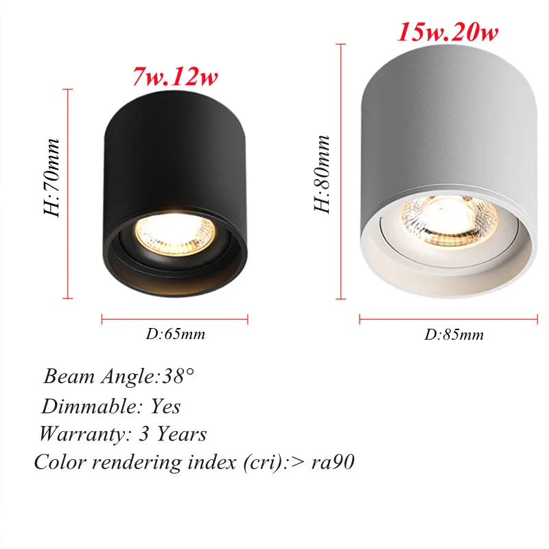Spot led surface monté rond pour meubles de cuisine Solène Épurelle - Formes Arrondies & Harmonie Visuelle