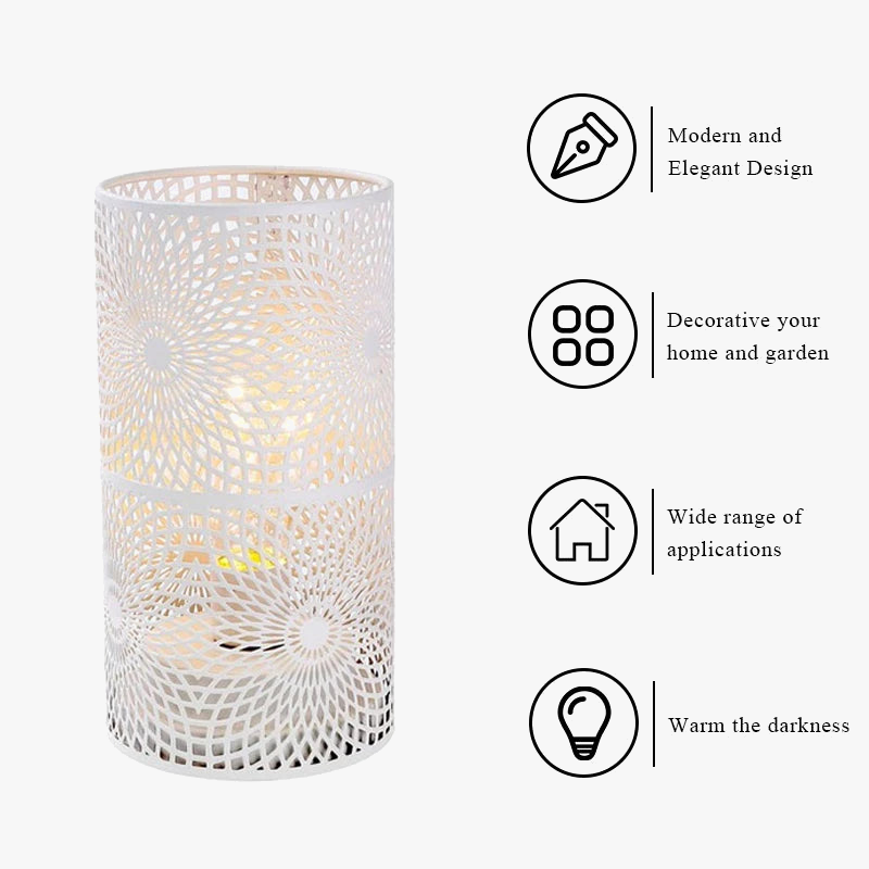 lot de 2 lampes cylindriques modernes pour décoration et éclairage intérieur