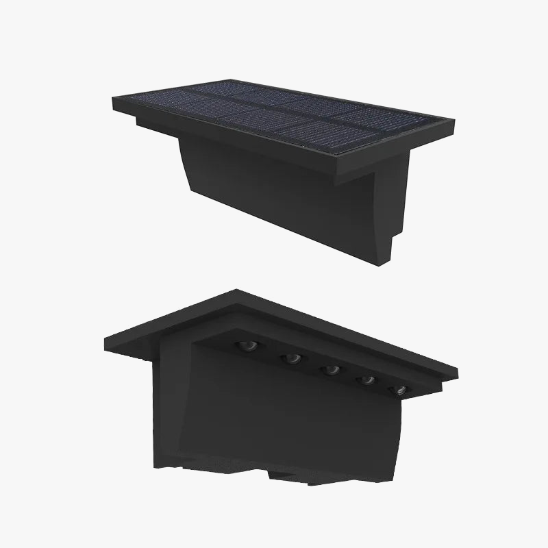 lot de 2 lampes solaires d extérieur avec capteur intelligent pour extérieur