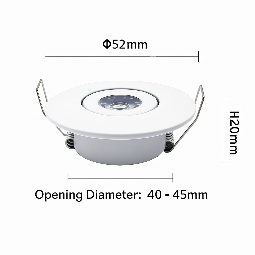 Spots lot de 6 mini led dimmables encastrés en aluminium Raphaël Rondeau - Caractère & Élégance dans le Décor