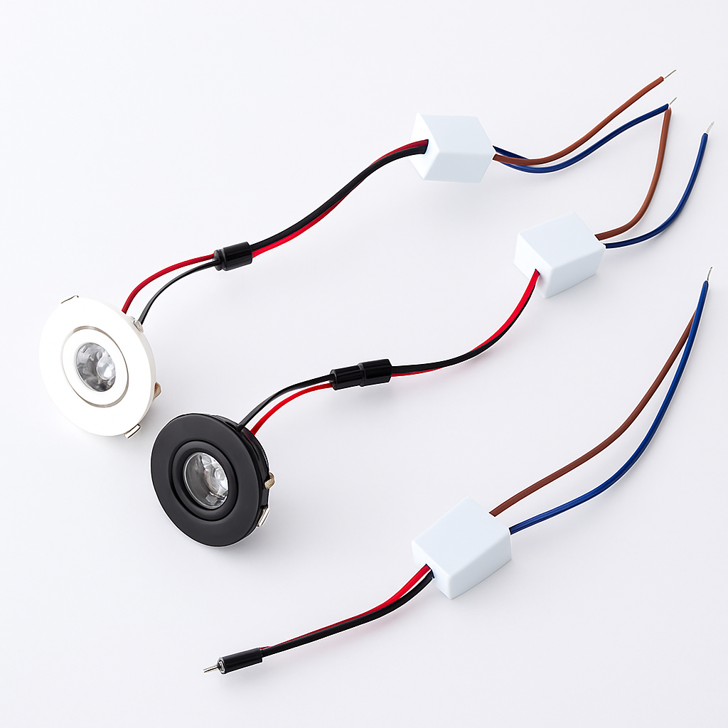 Spots lot de 6 mini led dimmables encastrés en aluminium Raphaël Rondeau - Caractère & Élégance dans le Décor