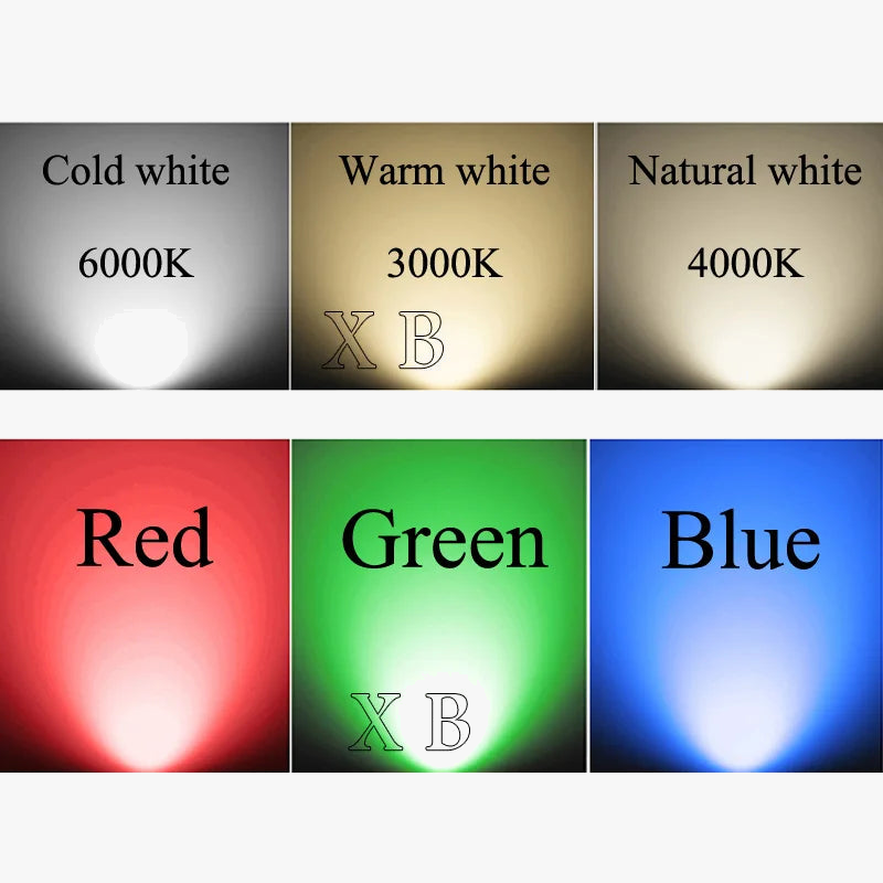 lot de 6 spots led étanches pour extérieur jardin et allée
