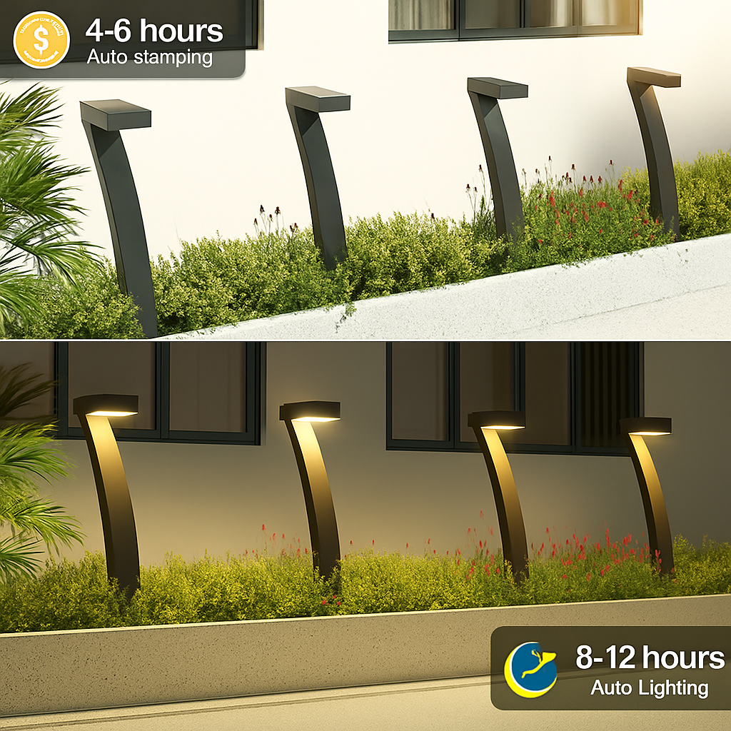 lot de lampes solaires led pour jardin éclairage extérieur décoratif