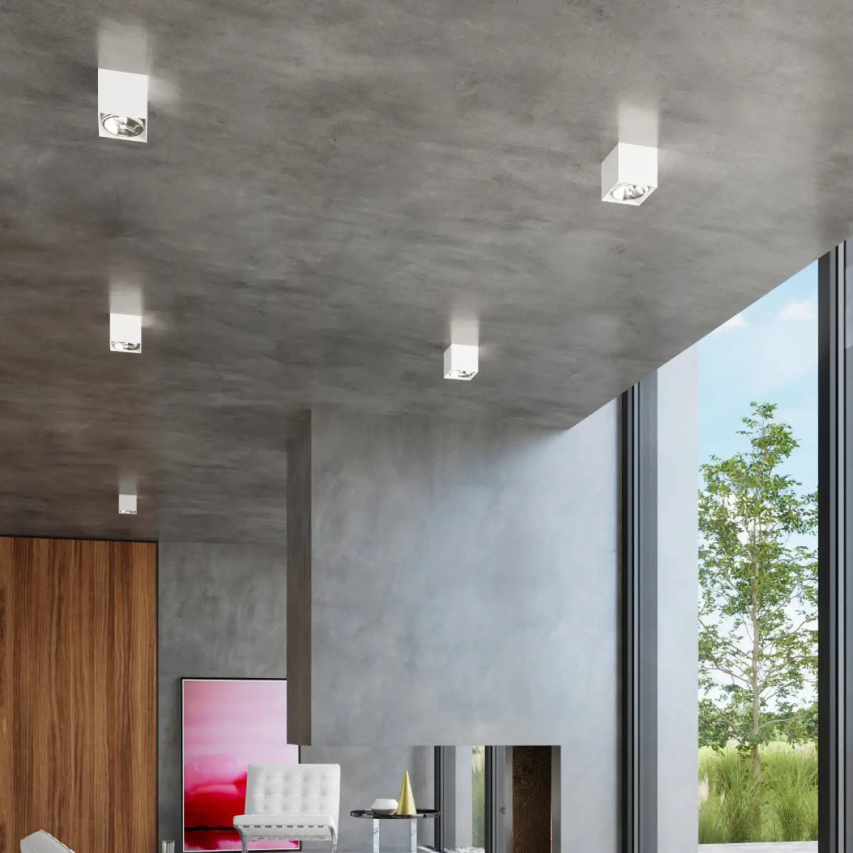 Luminaire Plafonnier | BLAKE (Blanc)