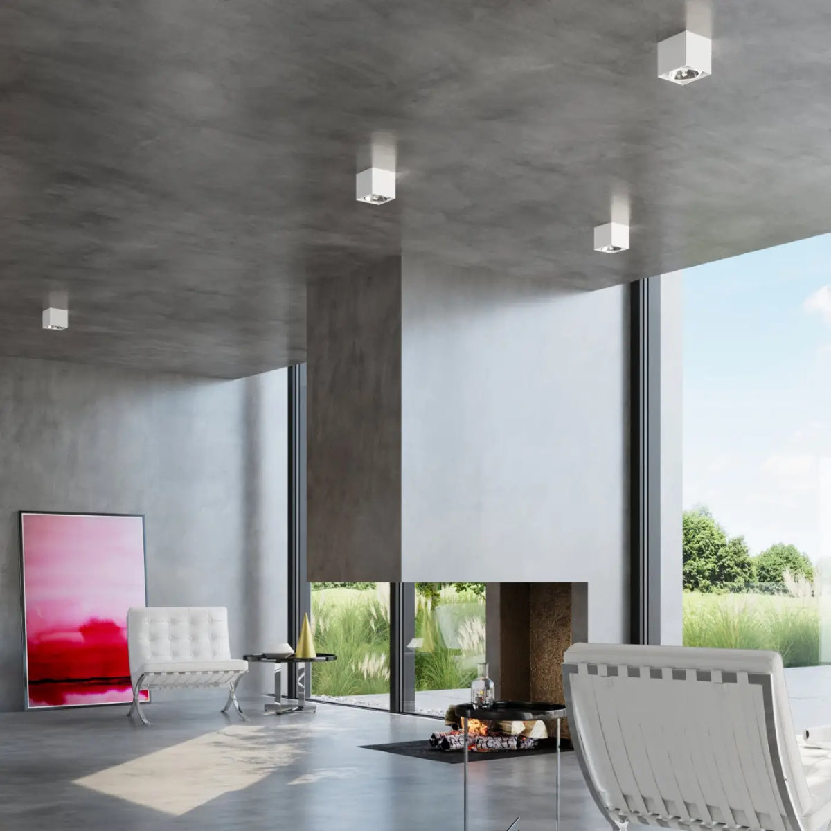 Luminaire Plafonnier | BLAKE (Blanc)