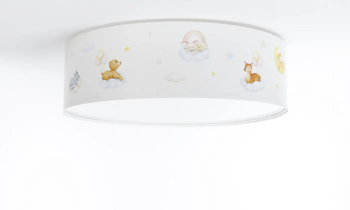 Luminaire Plafonnier | SWEET DREAMS (Blanc/Bleu Pastel/Jaune/Marron Clair)