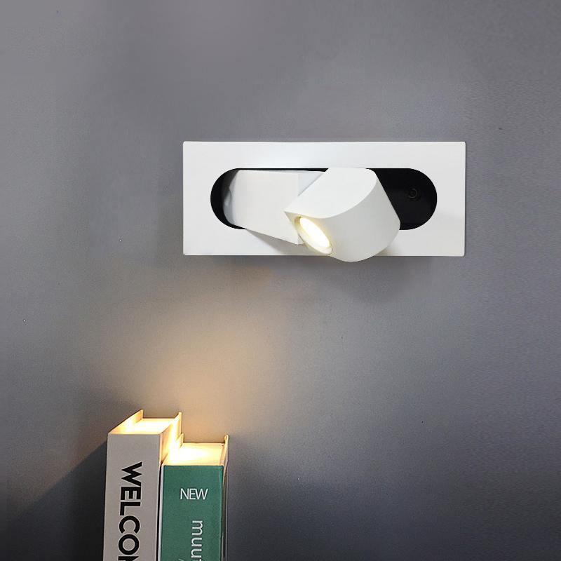 Lustra Lampe De Lecture Moderne LED Ajustable Pour Chevet - Blanc Mat - Lumière neutre