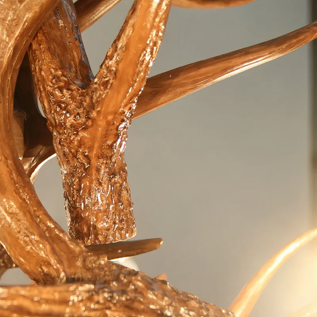 Suspension — Baroque suspension en forme de bois de cerf
