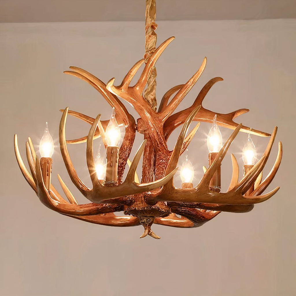 Suspension — Baroque suspension en forme de bois de cerf