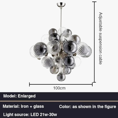 Lustre — À bulles nordique design créatif pour intérieur élégant