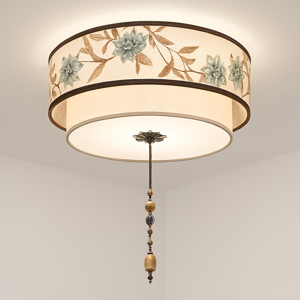 Plafonnier — Chinois plafonnier chambre ronde Chinoiserie Luminaire Suspendu rétro maison salon étude Luminaire éclairage