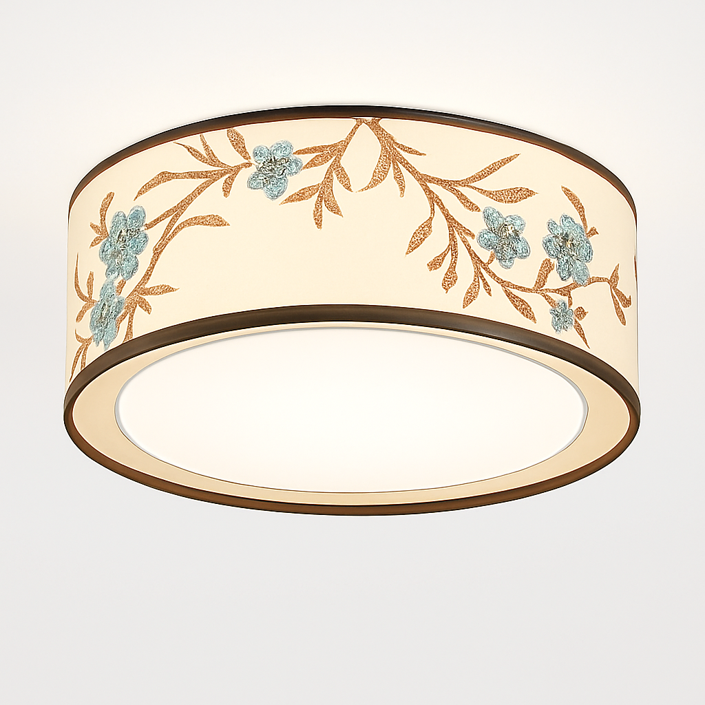 Plafonnier — Chinois plafonnier chambre ronde Chinoiserie Luminaire Suspendu rétro maison salon étude Luminaire éclairage
