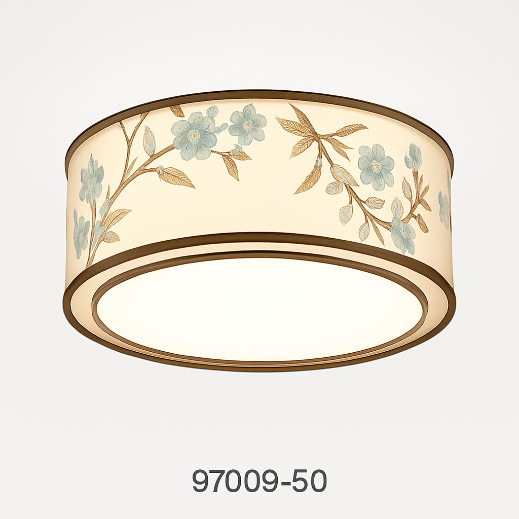 Plafonnier — Chinois plafonnier chambre ronde Chinoiserie Luminaire Suspendu rétro maison salon étude Luminaire éclairage